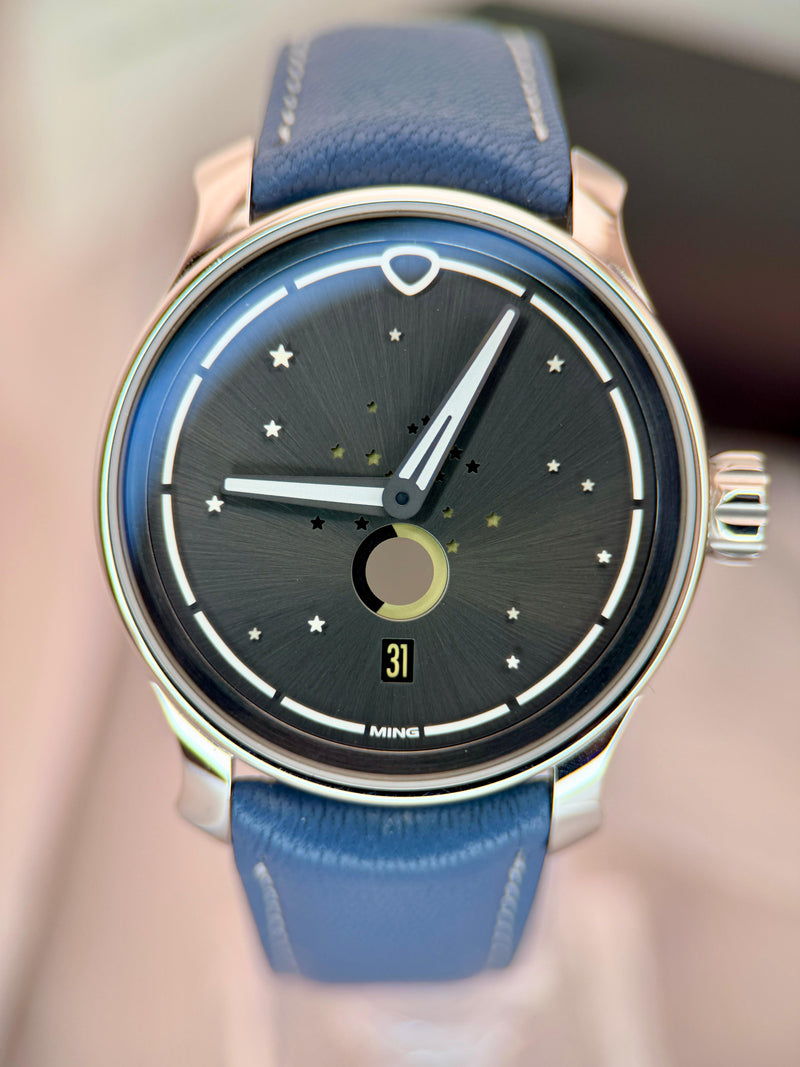 MING 37.05 Series 2 Moonphase 38mm | Hand-Wound | 2024 Like New Full Set