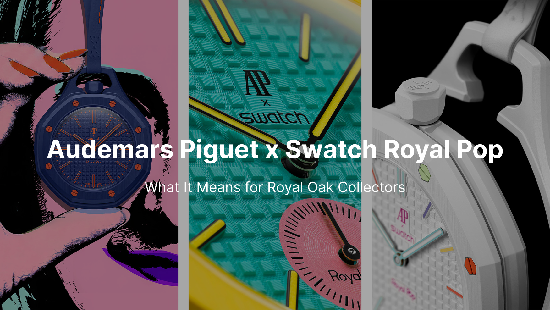 Audemars Piguet x Swatch Royal Pop Bioceramic pocket watch collection launched May 2026