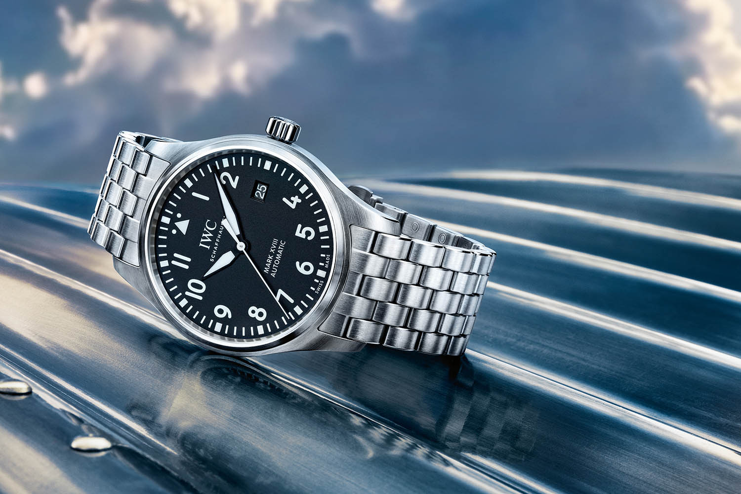 IWC Pilot's Watch Mark XVIII Le Petit Prince reference IW327004 with signature blue dial