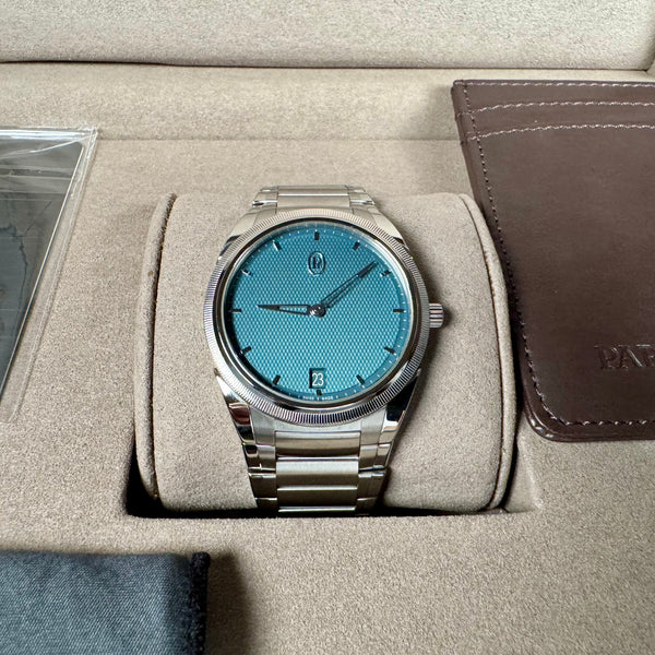 Parmigiani Fleurier “Tonda PF Micro-Rotor Pacific Blue” SHH Limited Edition (Ref. PFS914-1020004-100182)