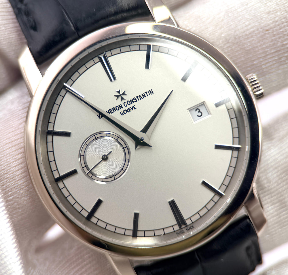 Vacheron Constantin Patrimony Small Seconds 18K White Gold | Ref. 87172/000G-9301 | 2015 Mint Set