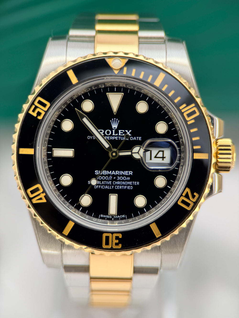 Submariner Date Two-Tone 116613LN | Black Dial | 2020 NFC Full Set with Stickers