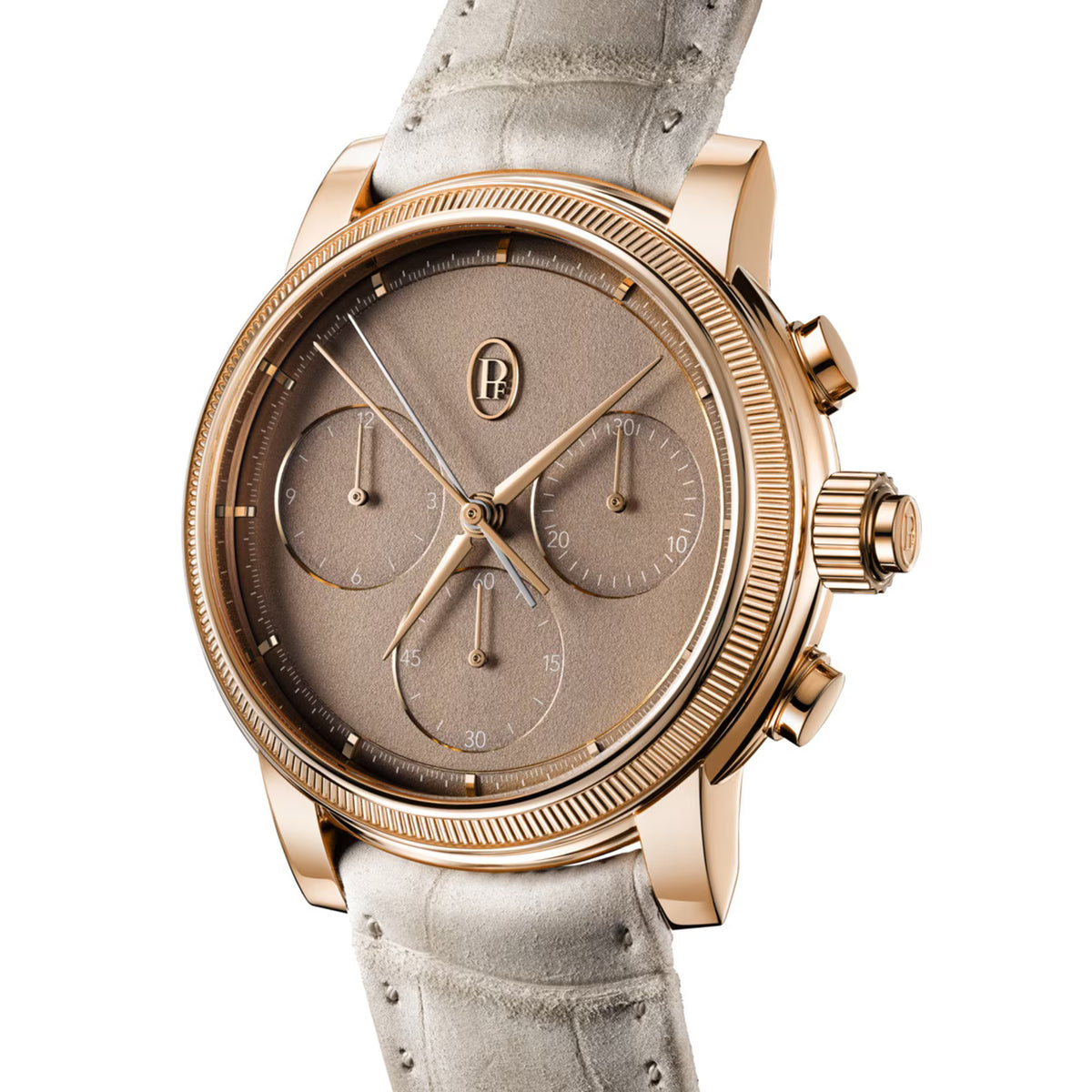 Toric Chronograph Rattrapante ذهب وردي عيار 18 بقطر 42.5 ملم PFH951 | 1 من 30 | 2024 طقم كامل