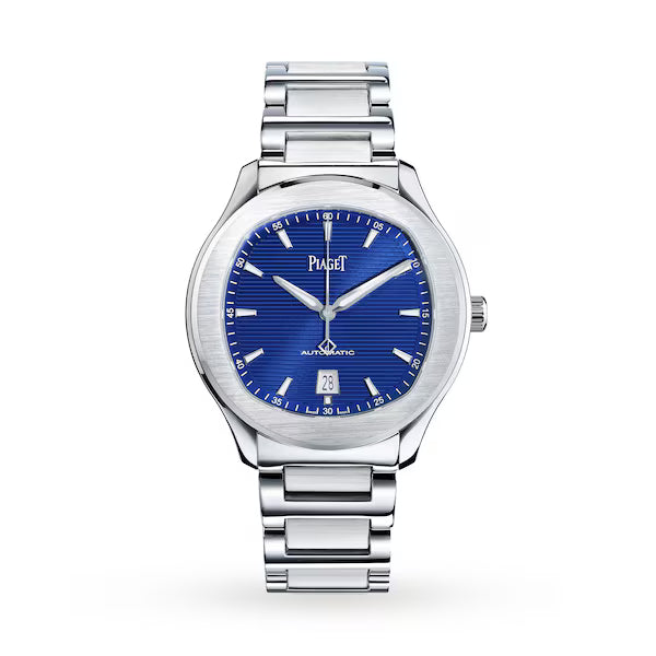 Piaget Polo Date 42mm | Blue Guilloché Dial | Ref. G0A41002