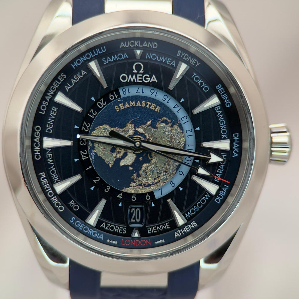 Seamaster Aqua Terra Worldtime - 220.12.43.22.03.001 - Full Set
