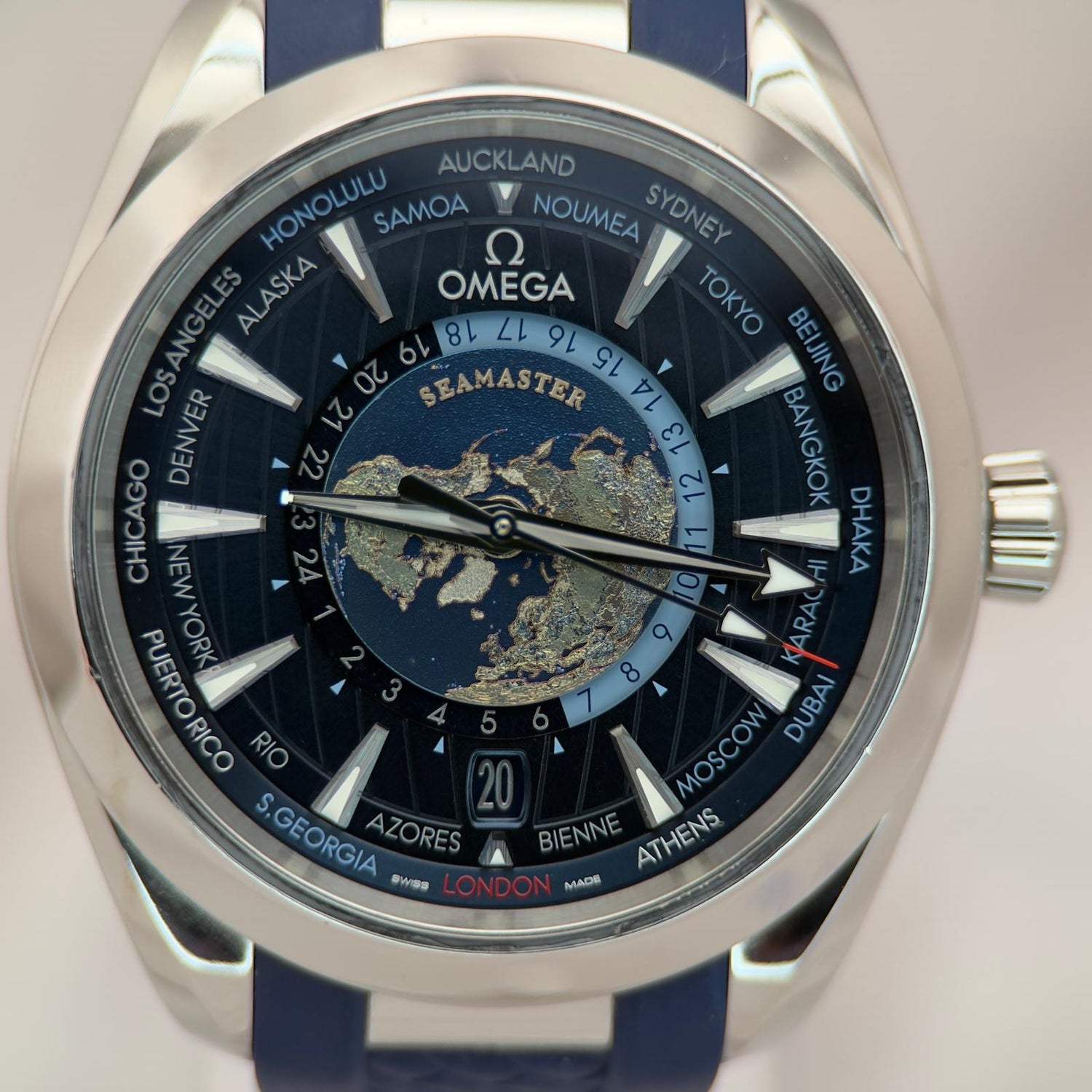 Seamaster Aqua Terra Worldtime - 220.12.43.22.03.001 - Full Set