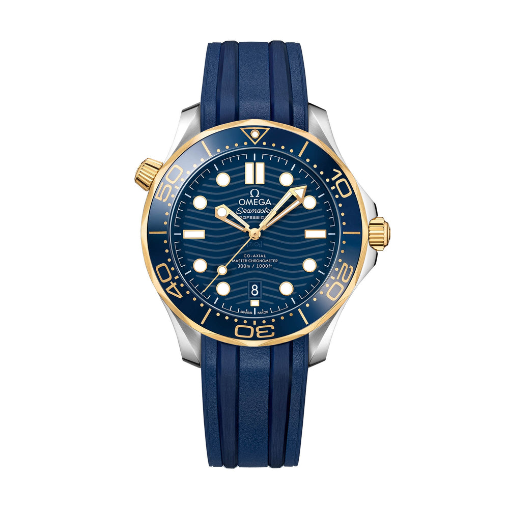 Seamaster Diver 300M 42mm Two-Tone | 18K Yellow Gold & Blue Dial | Ref. 210.22.42.20.03.001