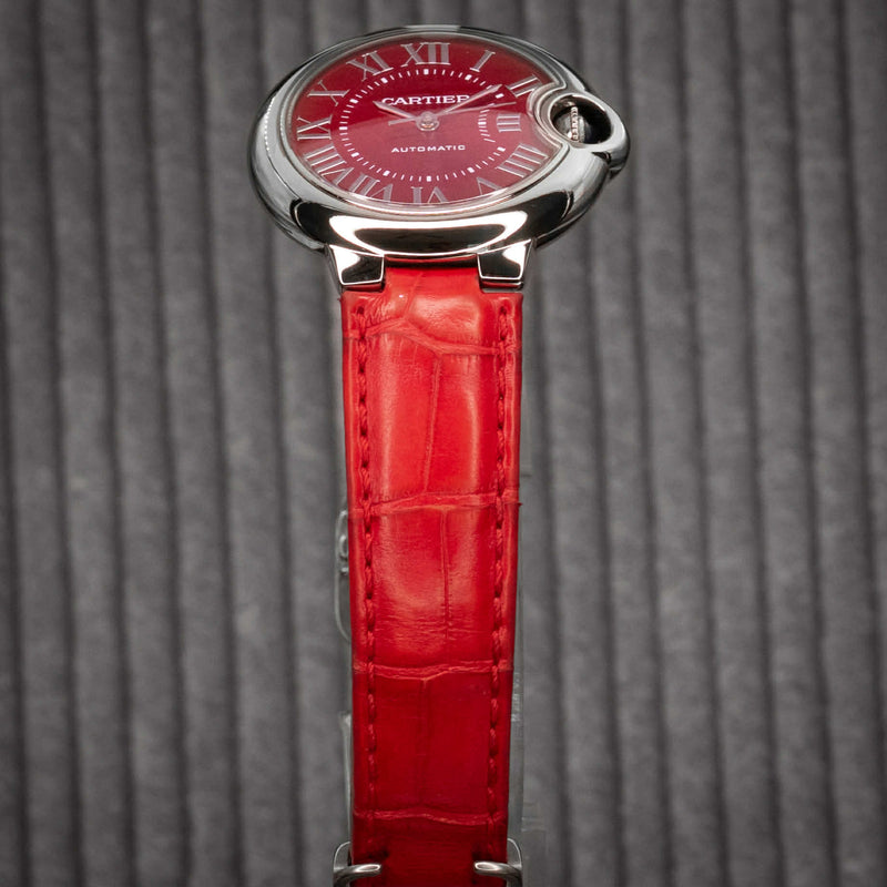 Cartier Ballon Bleu de Cartier – Limited Edition Red Dial | Ref. WSBB0022 | 33mm | Full Set (2018)