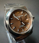 Girard Perregaux Laureato 38mm Copper Dial - 81005-11-3154-1CM - Full Set