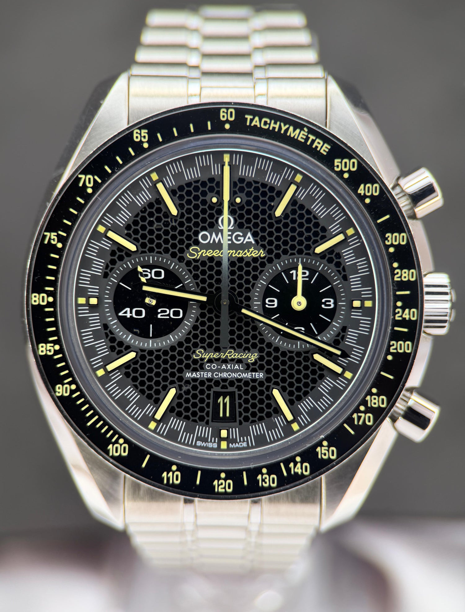 Speedmaster Super Racing 44.25mm Spirate™ | Ref. 329.30.44.51.01.003 | Mint Set (Extra NATO Strap)