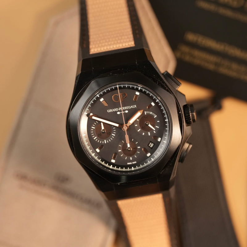 Girard-Perregaux Laureato Absolute “Gold Fever” – Ref. 81060-21-492-FH3A
2022 – Full Set – Like New Condition – Limited Edition 188 Pieces