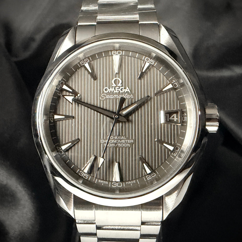 Omega Seamaster Aqua Terra 38.5mm | "Grey Skyfall Teak Dial" | Ref. 231.10.39.21.06.001