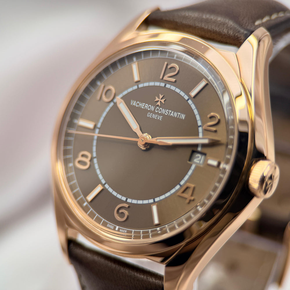Fiftysix 18k Rose Gold | Sepia Brown Dial | Ref. 4600E/000R-B576