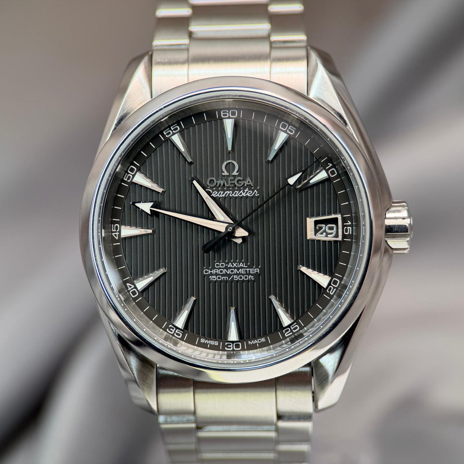 Omega Seamaster Aqua Terra 38.5mm | "Grey Skyfall Teak Dial" | Ref. 231.10.39.21.06.001