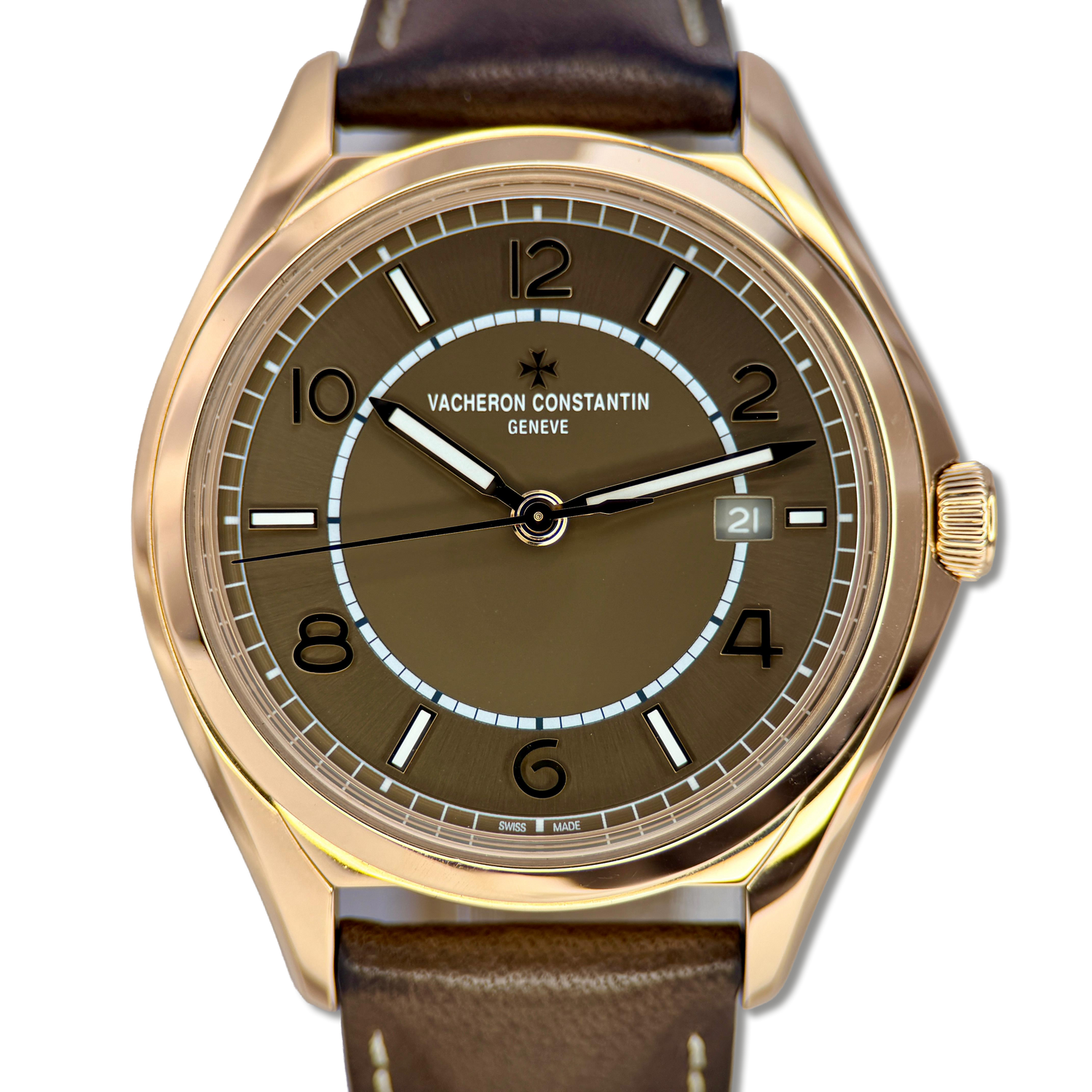 Fiftysix 18k Rose Gold | Sepia Brown Dial | Ref. 4600E/000R-B576
