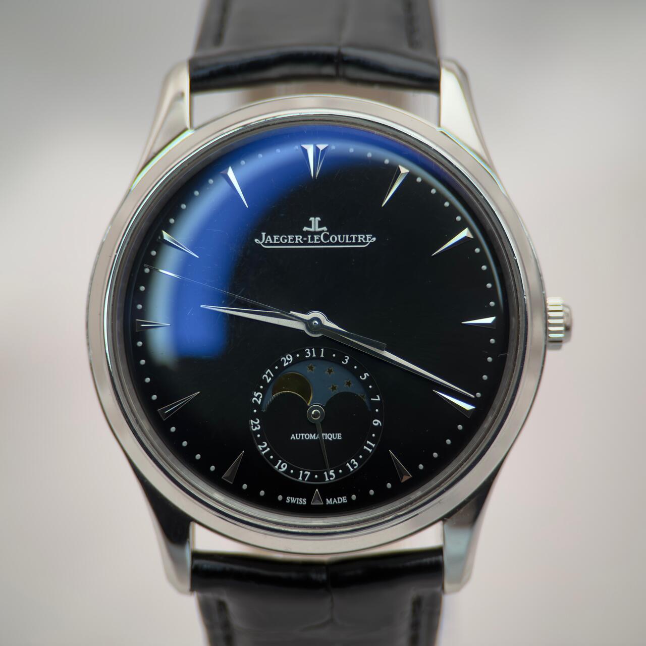 Jaeger-LeCoultre Master Ultra Thin Moon 39 | Black Dial | Ref. Q1368470