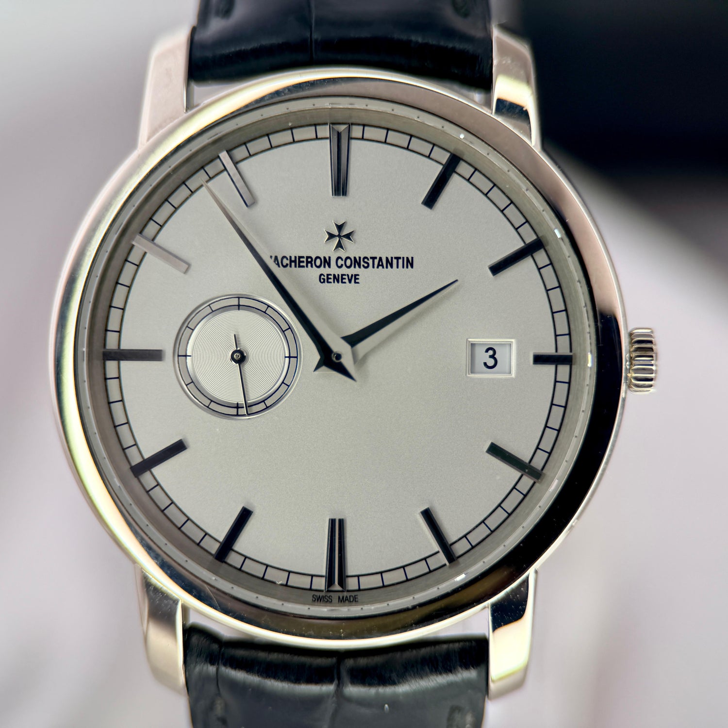 Patrimony Small Seconds 18K White Gold | Ref. 87172/000G-9301 | 2015 Mint Set