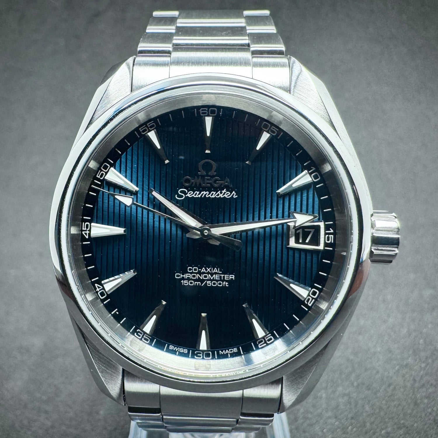 Omega Seamaster Aqua Terra Blue "Teak" Dial | Ref. 231.10.39.21.03.001