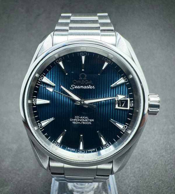 Omega Seamaster Aqua Terra Blue “Teak” Dial – Ref. 231.10.39.21.03.001
Full Set