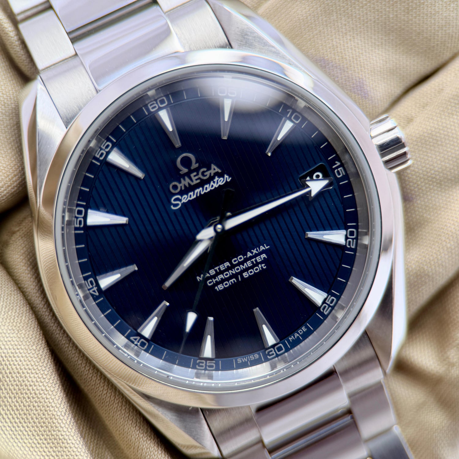 Seamaster Aqua Terra 150M 38.5mm "Spectre" Blue Dial | Ref. 231.10.39.21.03.002 | 2018 Full Set