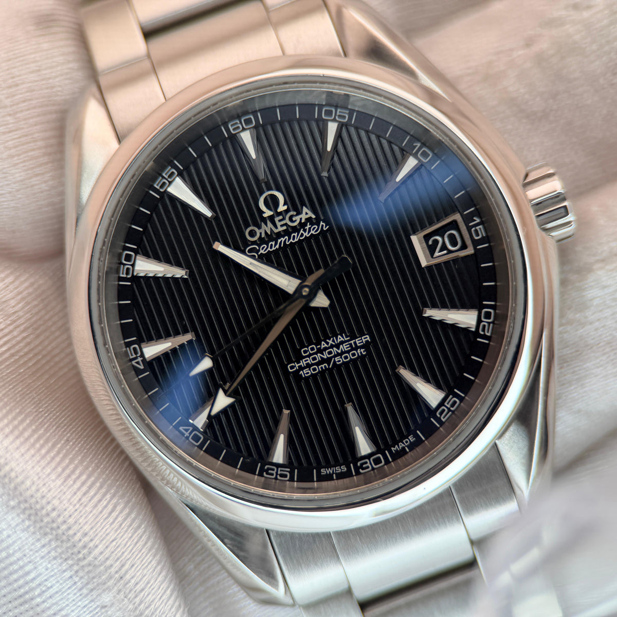 Seamaster Aqua Terra 150M 38.5mm Black Teak Dial 231.10.39.21.01.001 | 2019 Mint Full Set (Discontinued)