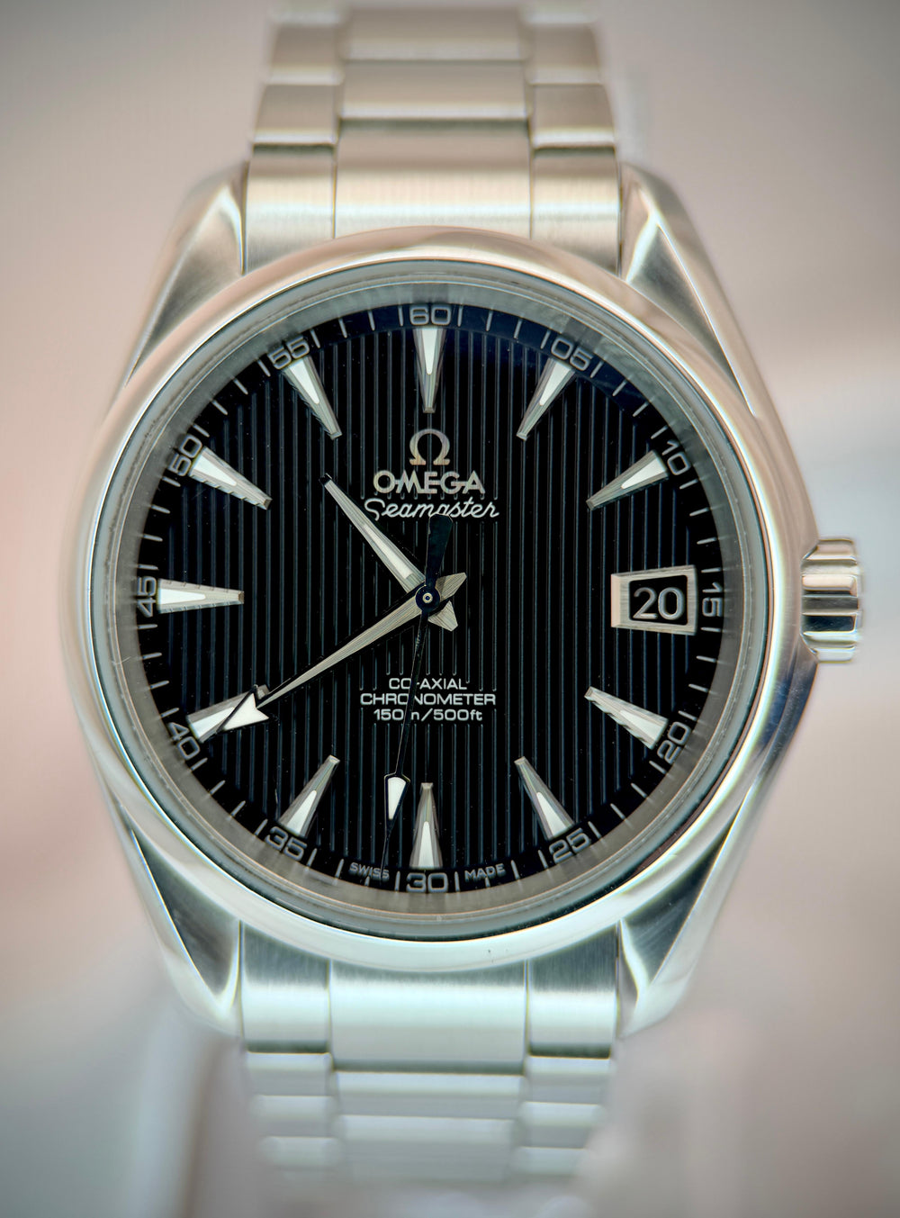 Seamaster Aqua Terra 150M 38.5mm Black Teak Dial 231.10.39.21.01.001 | 2019 Mint Full Set (Discontinued)
