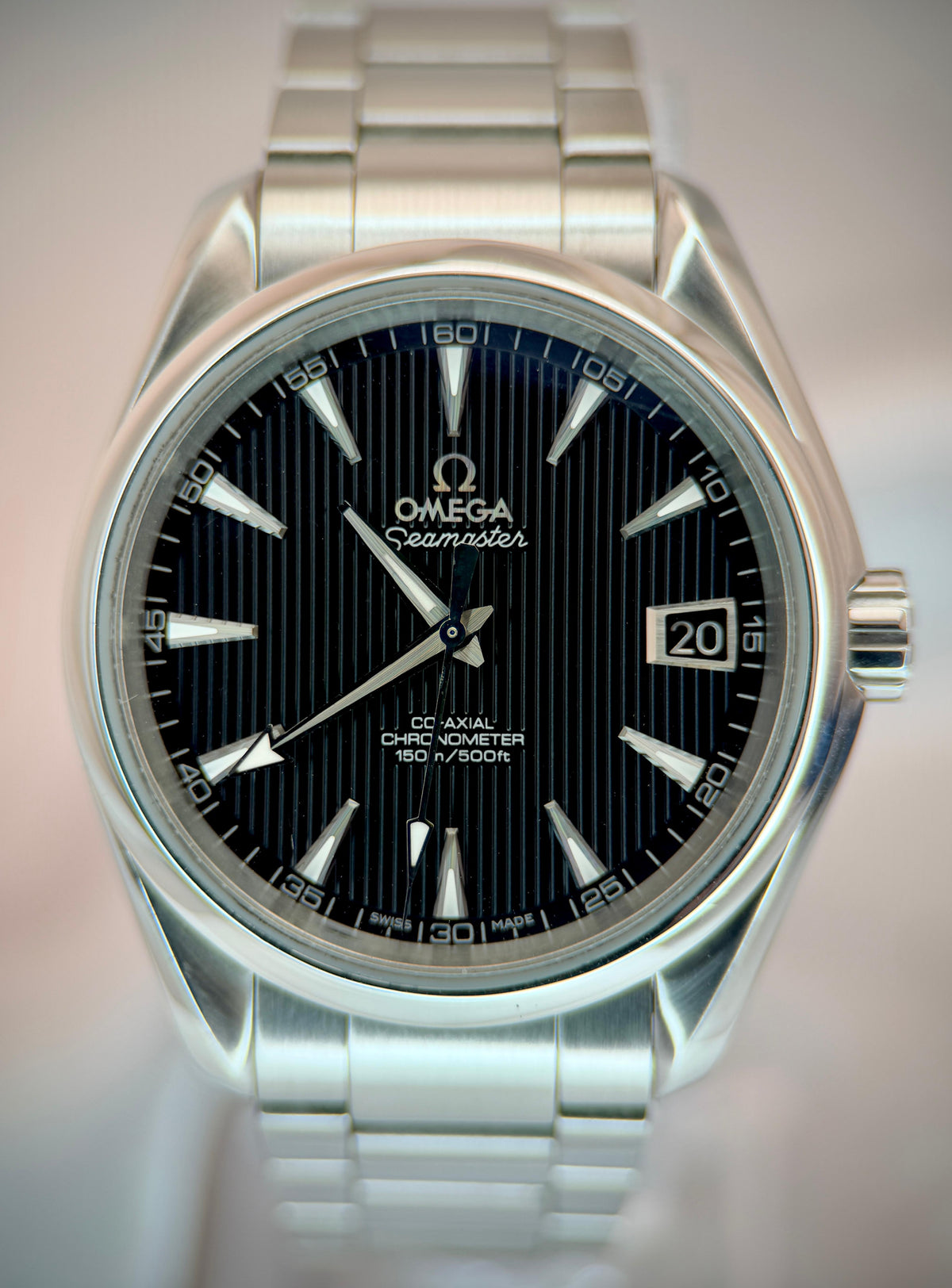 Seamaster Aqua Terra 150M 38.5mm Black Teak Dial 231.10.39.21.01.001 | 2019 Mint Full Set (Discontinued)