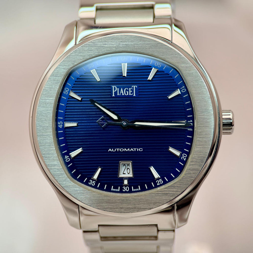 Polo Date 42mm | Blue Guilloché Dial | Ref. G0A41002