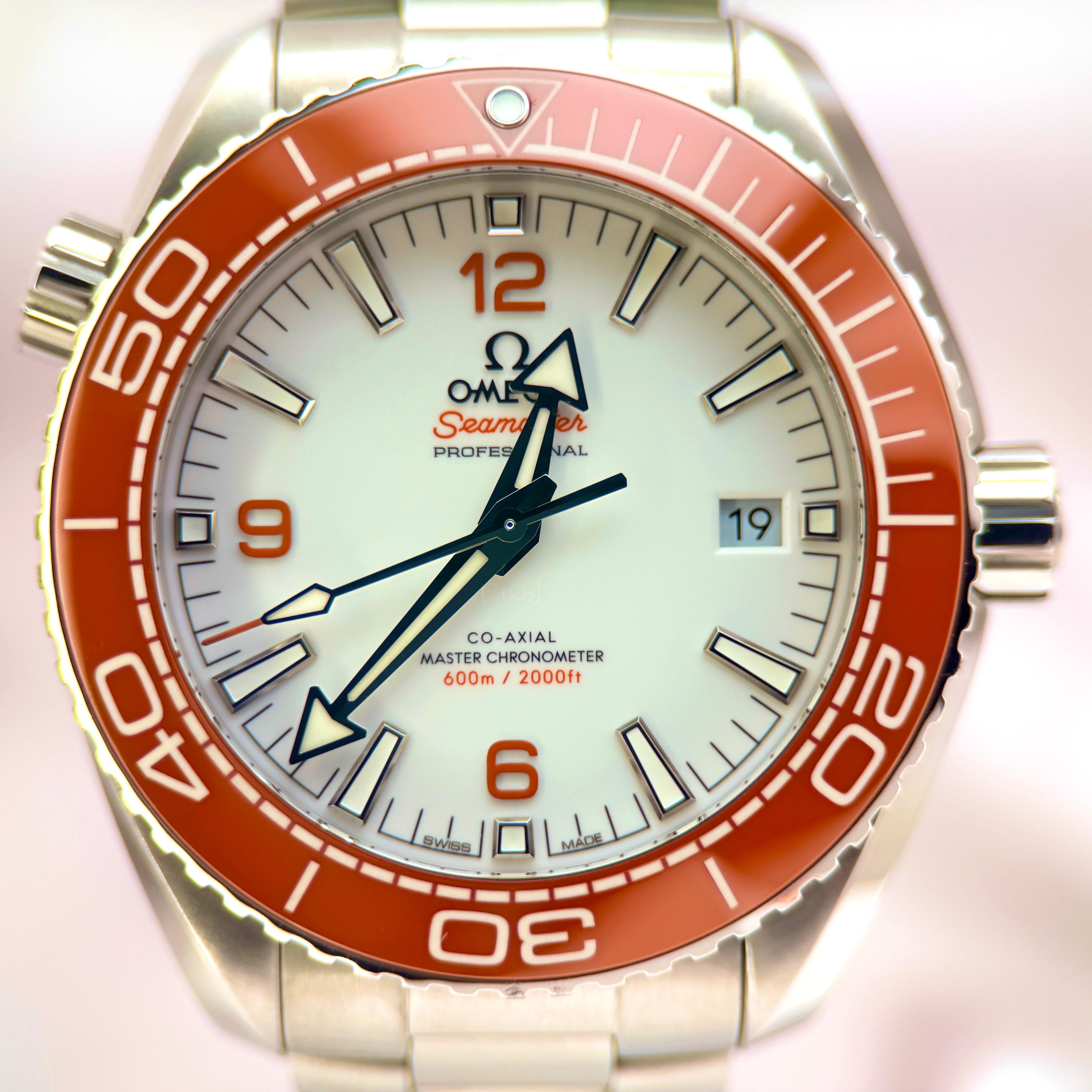 OMEGA Planet Ocean Creamsicle White Orange 215.30.44 2025