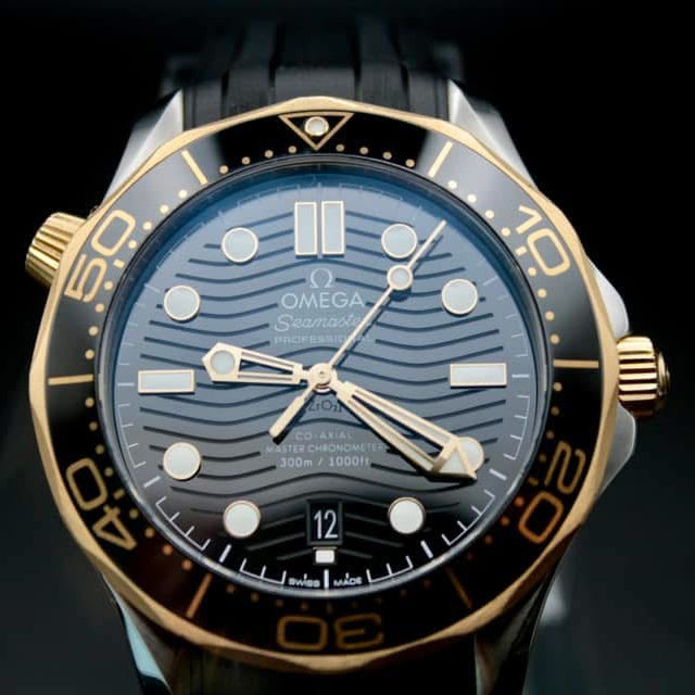Omega Seamaster Diver 300M Two-Tone | 18k Yellow Gold & Steel | Ref. 210.22.42.20.01.001