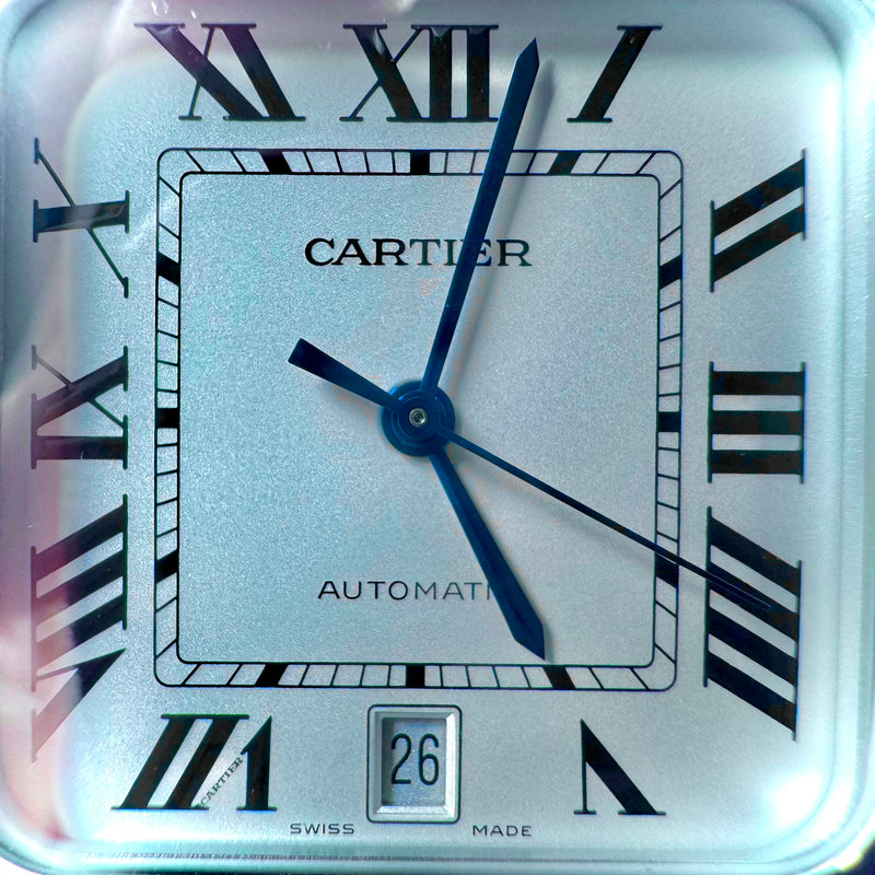 Cartier Santos WSSA0009 Box & Papers, Extra Strap -Excellent Condition