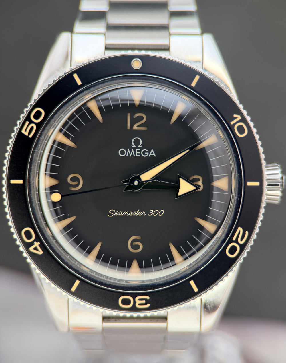 Omega Seamaster 300 Heritage 41mm Black Sandwich Dial | Ref. 234.30.41.21.01.001 | 2022 Full Set