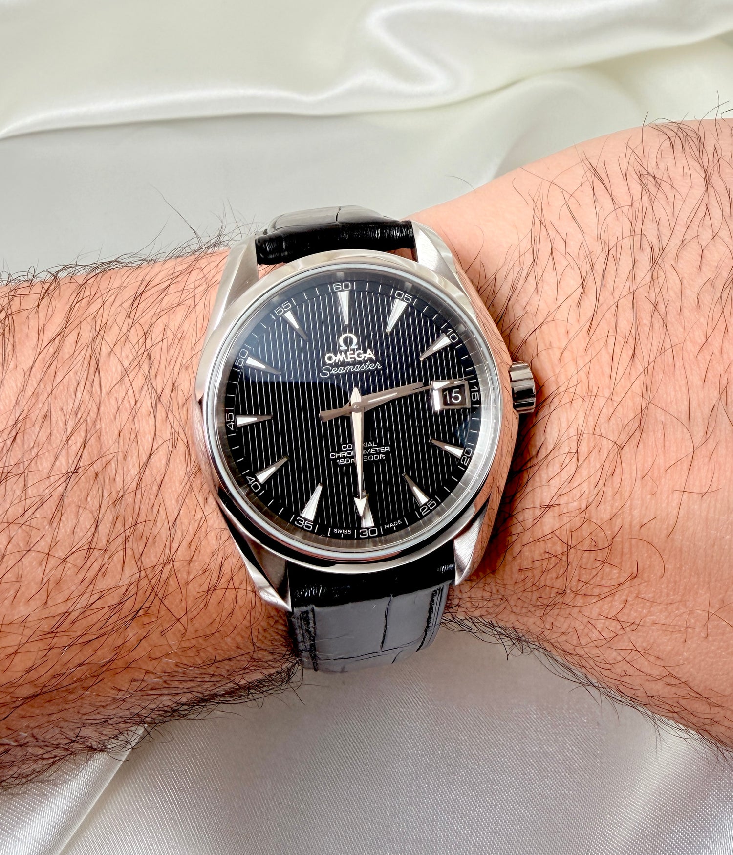 Omega Seamaster Aqua Terra 150M 38.5mm Black Teak Dial | Ref. 231.13.39.21.01.001