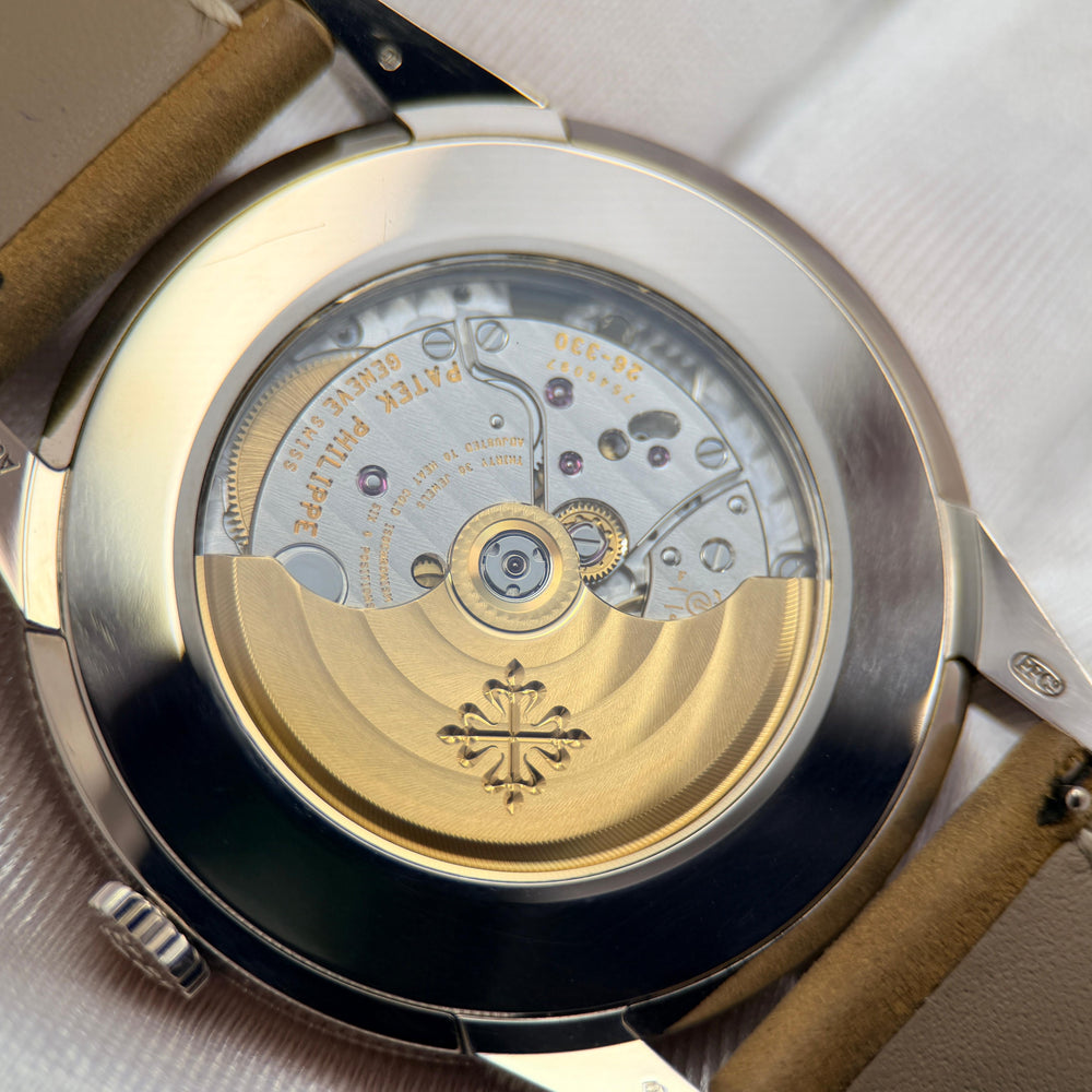 Patek Philippe Calatrava 18K White Gold Textured Dial | Ref. 5226G-001 | 2023 Box & Papers Full Set