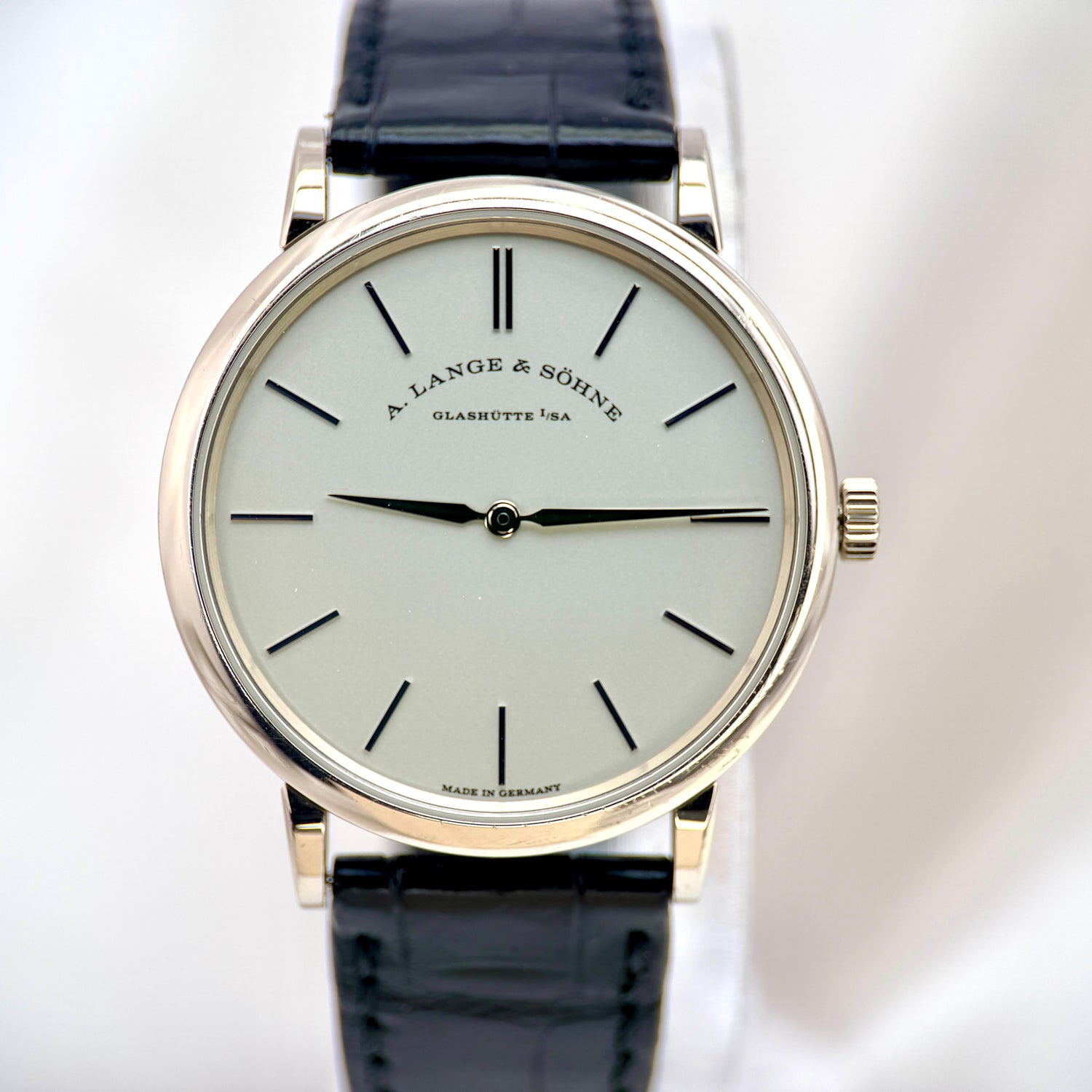Saxonia Thin 37mm | 18k White Gold | Ref. 201.027