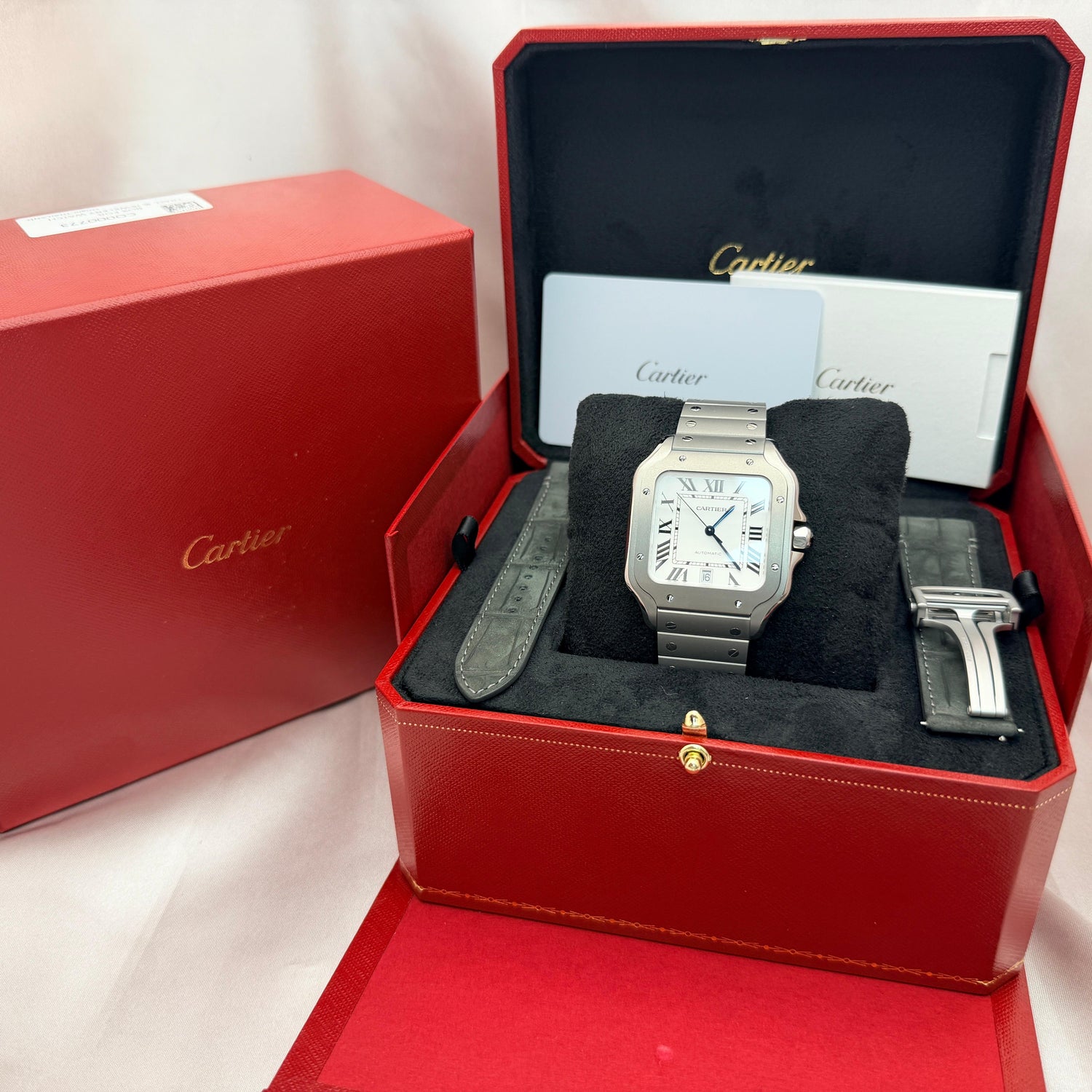 Santos De Cartier Titanium Large 40mm | Grey Dial | Ref. WSSA0089