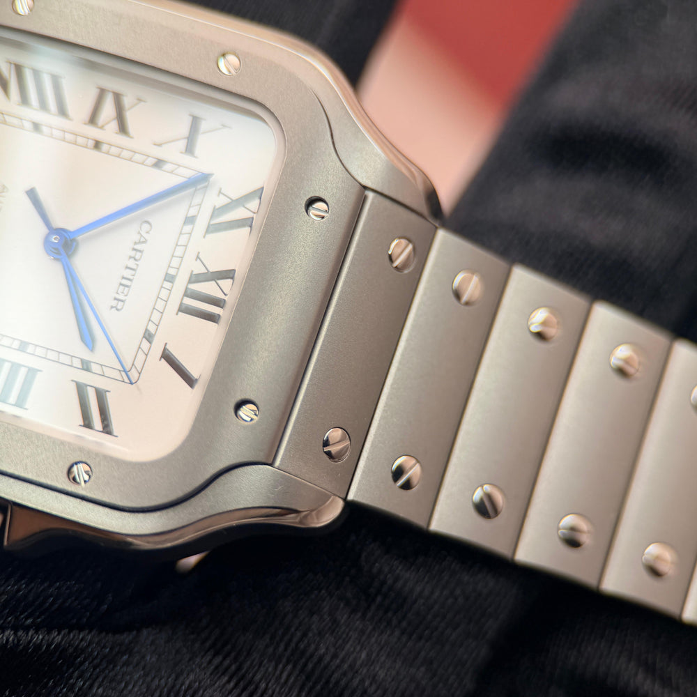 Santos De Cartier Titanium Large 40mm | Grey Dial | Ref. WSSA0089