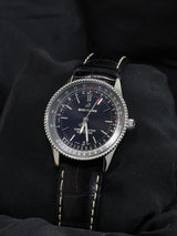 Breitling Navitimer Automatic 38 – Ref. A17325 – Black Dial | Full Set (2019) – Excellent Condition - Bidirectional Bezel