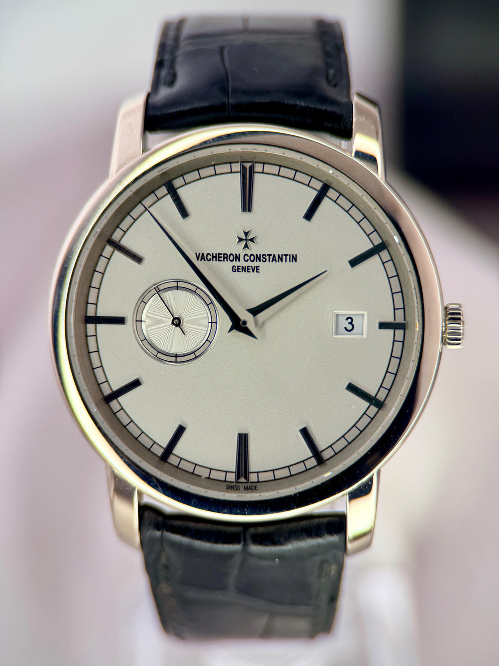 Vacheron Constantin Patrimony Small Seconds 18K White Gold | Ref. 87172/000G-9301 | 2015 Mint Set