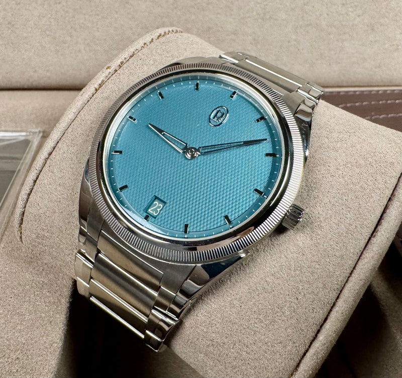 Parmigiani Fleurier “Tonda PF Micro-Rotor Pacific Blue” SHH Limited Edition (Ref. PFS914-1020004-100182)