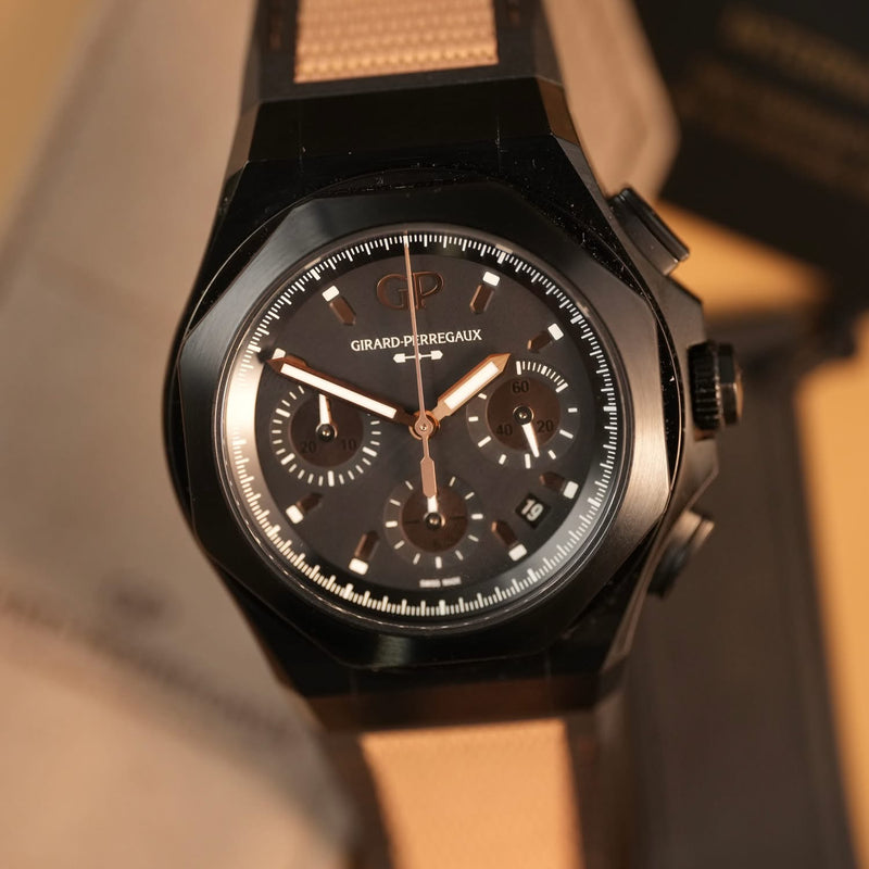 Girard-Perregaux Laureato Absolute “Gold Fever” – Ref. 81060-21-492-FH3A
2022 – Full Set – Like New Condition – Limited Edition 188 Pieces