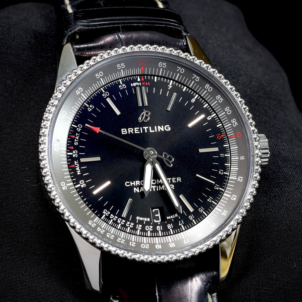 Breitling Navitimer Automatic 38 | Black Dial | Bidirectional Bezel | Ref. A17325