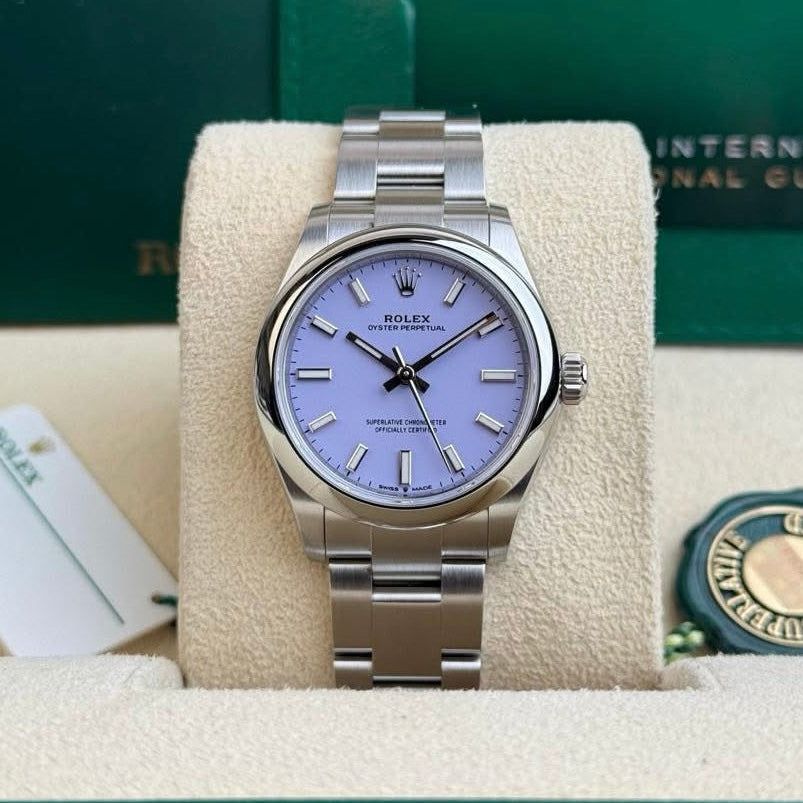 Rolex Oyster Perpetual 31mm Lavender Dial