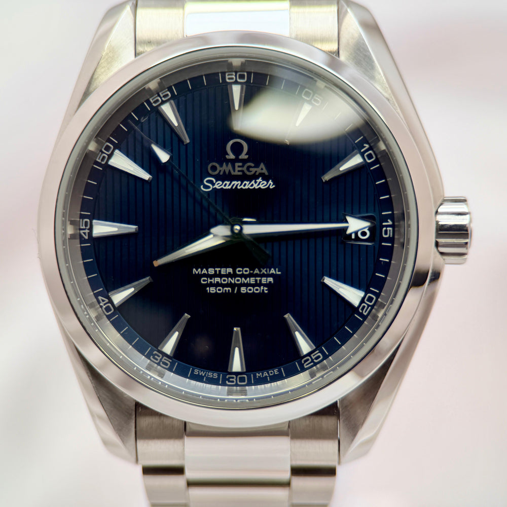 Omega Seamaster Aqua Terra 150M 38.5mm "Spectre" Blue Dial | Ref. 231.10.39.21.03.002 | 2018 Full Set