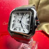 Cartier Santos WSSA0009 Box & Papers, Extra Strap -Excellent Condition