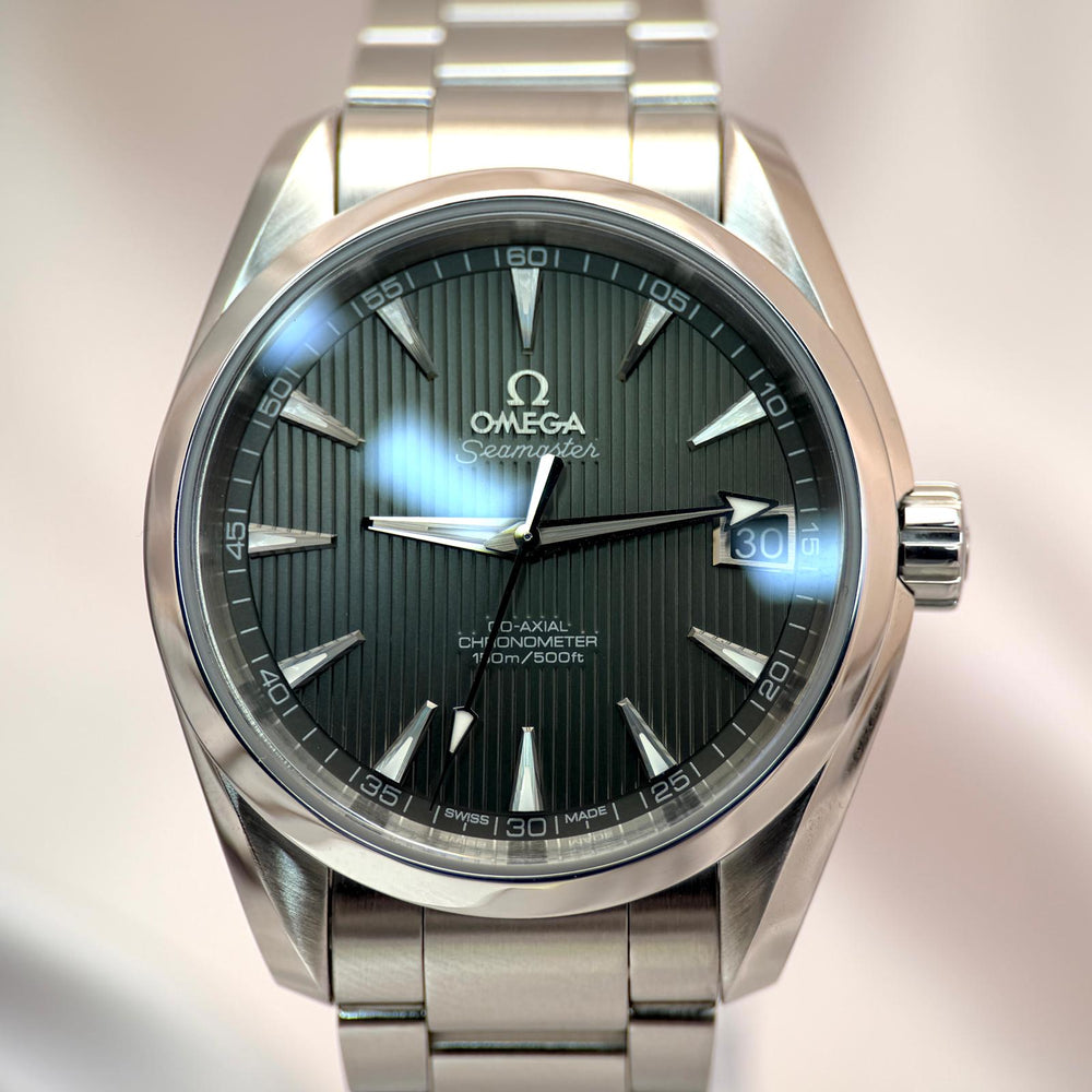 Seamaster Aqua Terra 38.5mm - “Grey Skyfall Teak Dial” - 231.10.39.21.06.001 - Full Set
