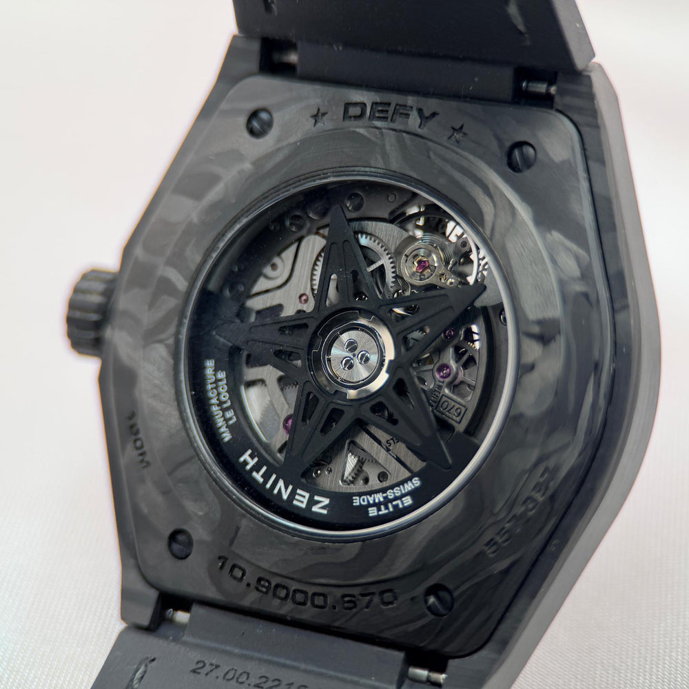 Defy Classic Carbon Skeleton 41mm | Ultra-Light 65g | Ref. 10.9000.670