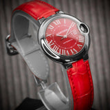 Cartier Ballon Bleu de Cartier – Limited Edition Red Dial | Ref. WSBB0022 | 33mm | Full Set (2018)