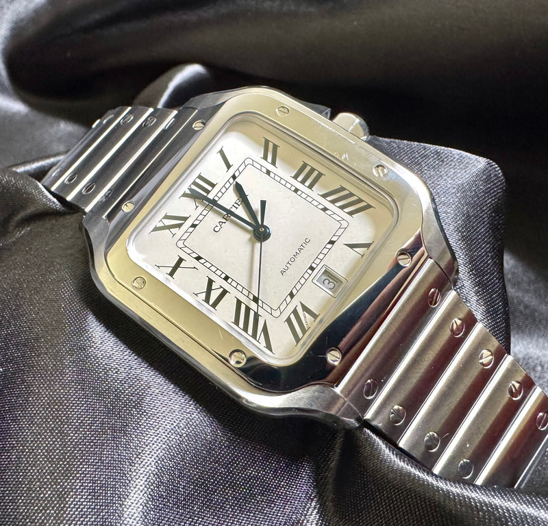 Cartier Santos Large WSSA0018 - Box & Papers with Strap - Active Warranty