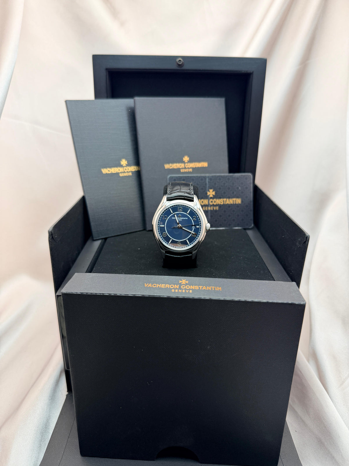 Fiftysix Self-Winding 40mm Blue Dial 4600E/000A-B487 | 2021 Mint Full Set (Warranty to 2029)